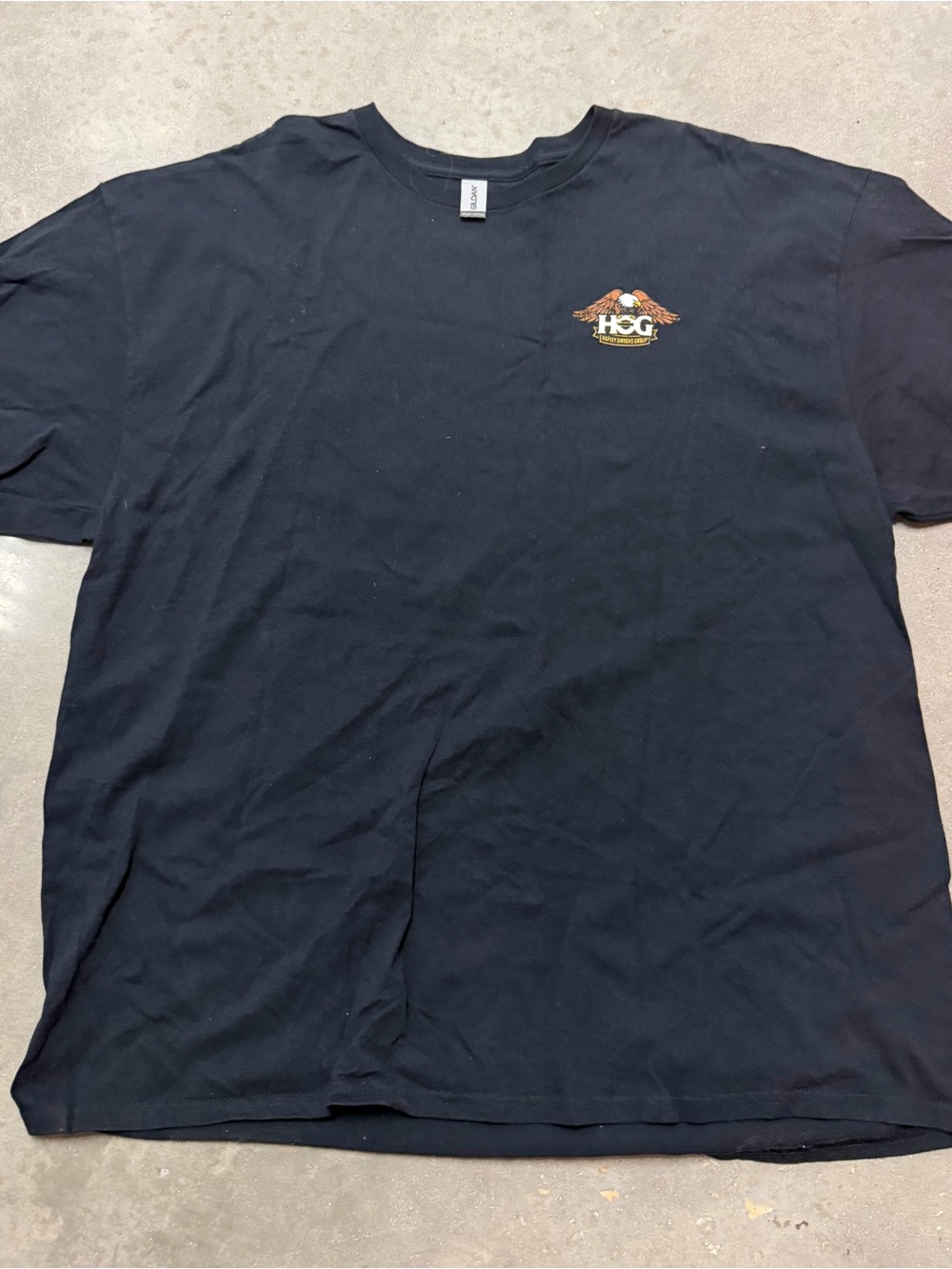 Harley-Davidson Black Short Sleeve HOG Chest Logo Tee